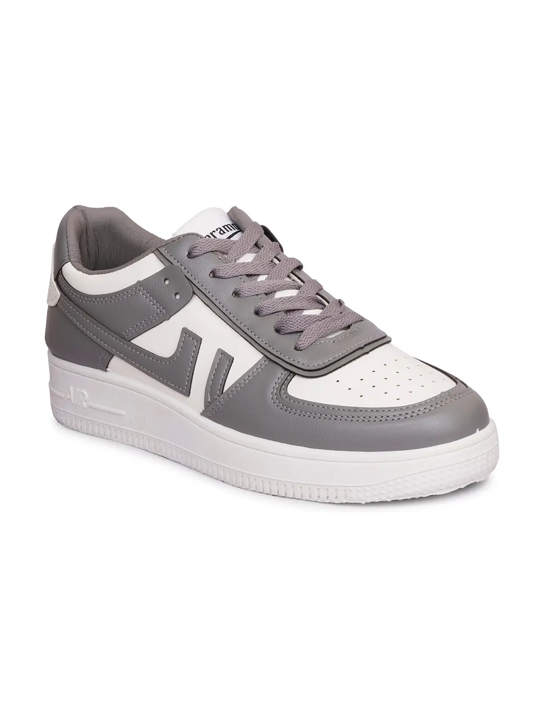 UrbanFlex™ Streetwear Sneakers – Dual Tone Grey & White